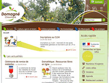 Tablet Screenshot of domagne.fr